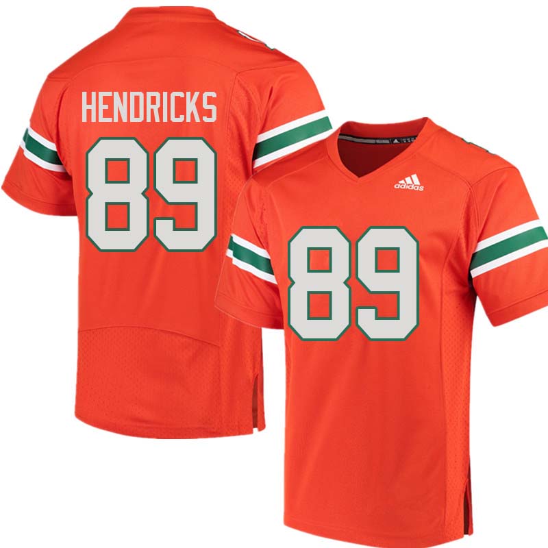 Adidas Miami Hurricanes #89 Ted Hendricks College Football Jerseys Sale-Orange